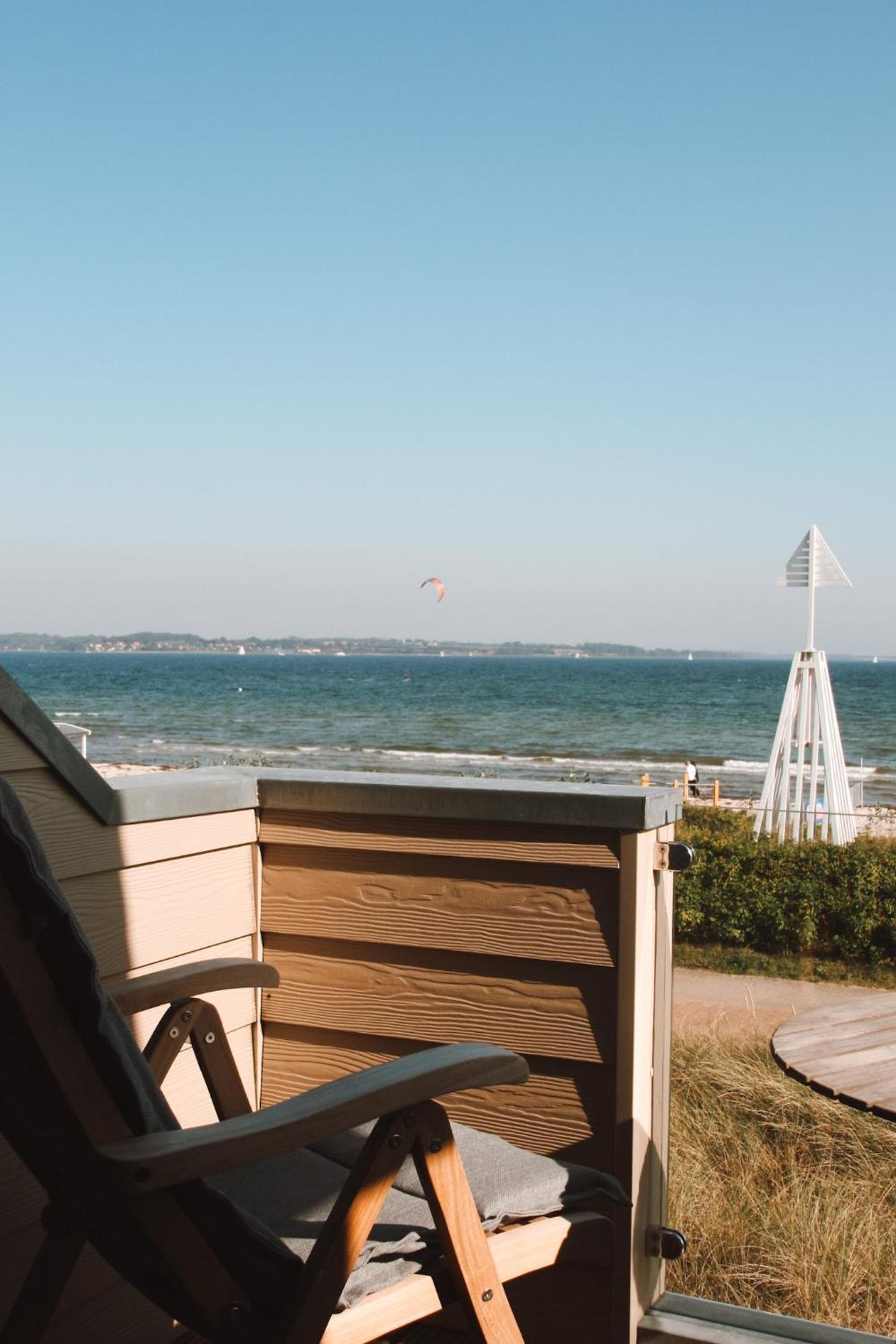 Ostsee-Strandhaus-Holnis 글룩스부르크 외부 사진